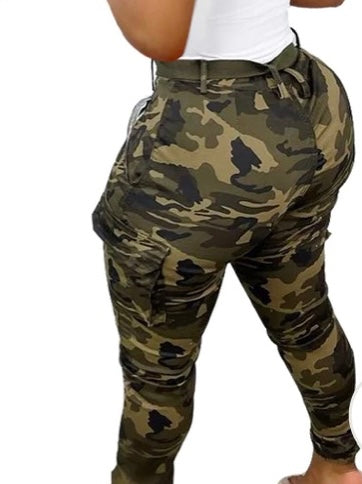 Camouflage Cargo Joggers