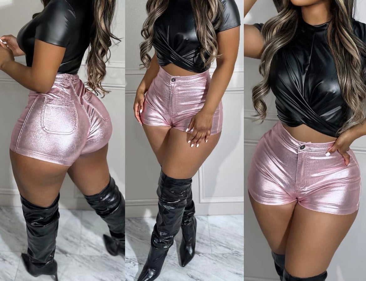 Metallic Candy Shorts